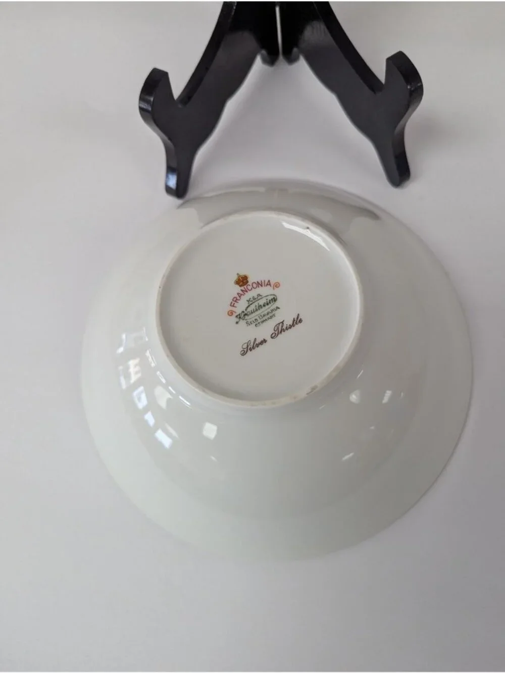 Franconia Silver Thistle Vegetable Serving Bowl 8 1/2